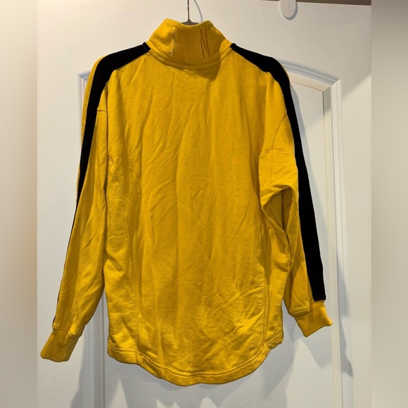 Victoria Secret Pink Yellow Half-Zip Sweater - Picture 5 of 5